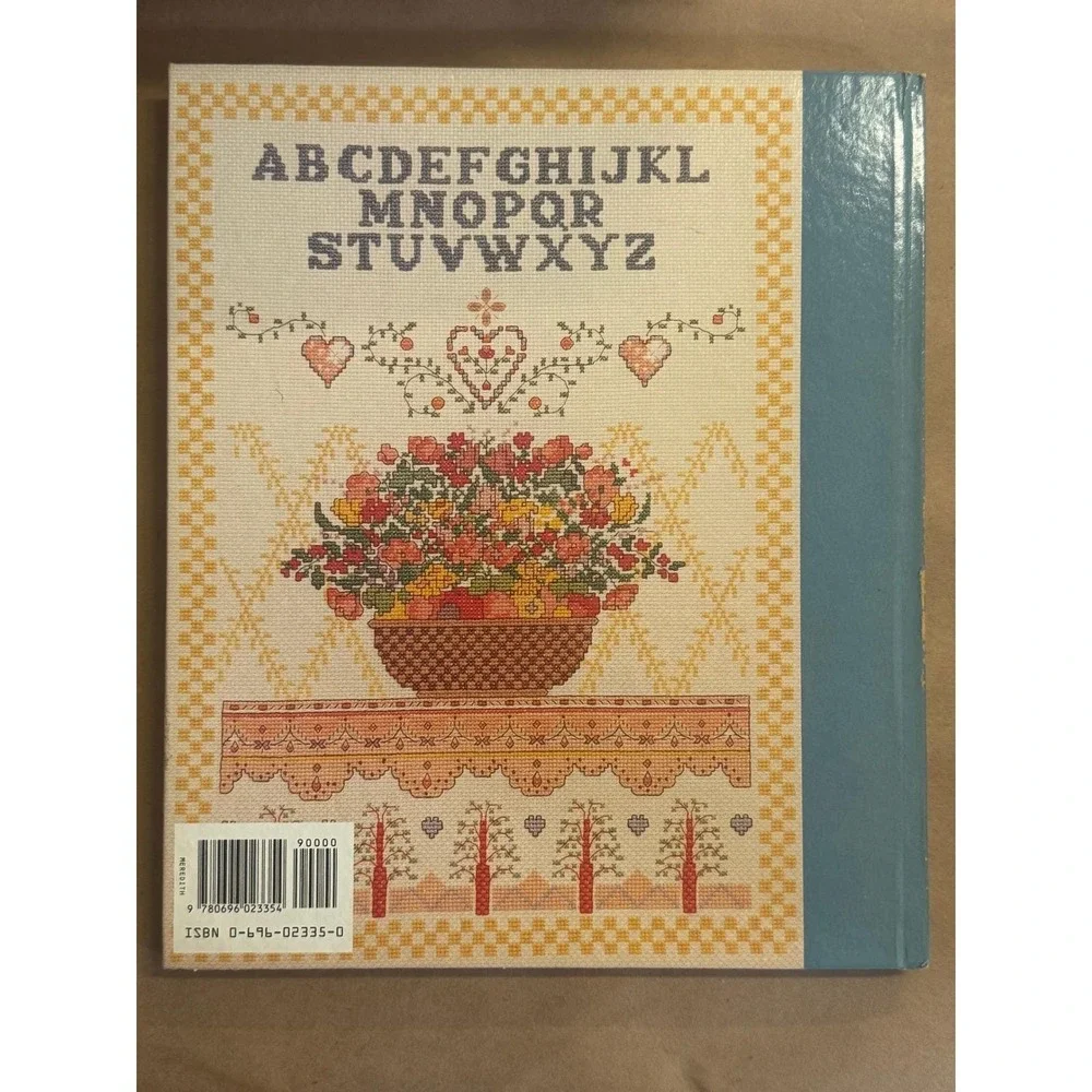 Cross-Stitch Pattern Books Lot of 4, Sedgewood Press & BH&G, Samplers Floral